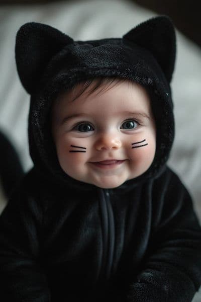 Baby in Halloween costume